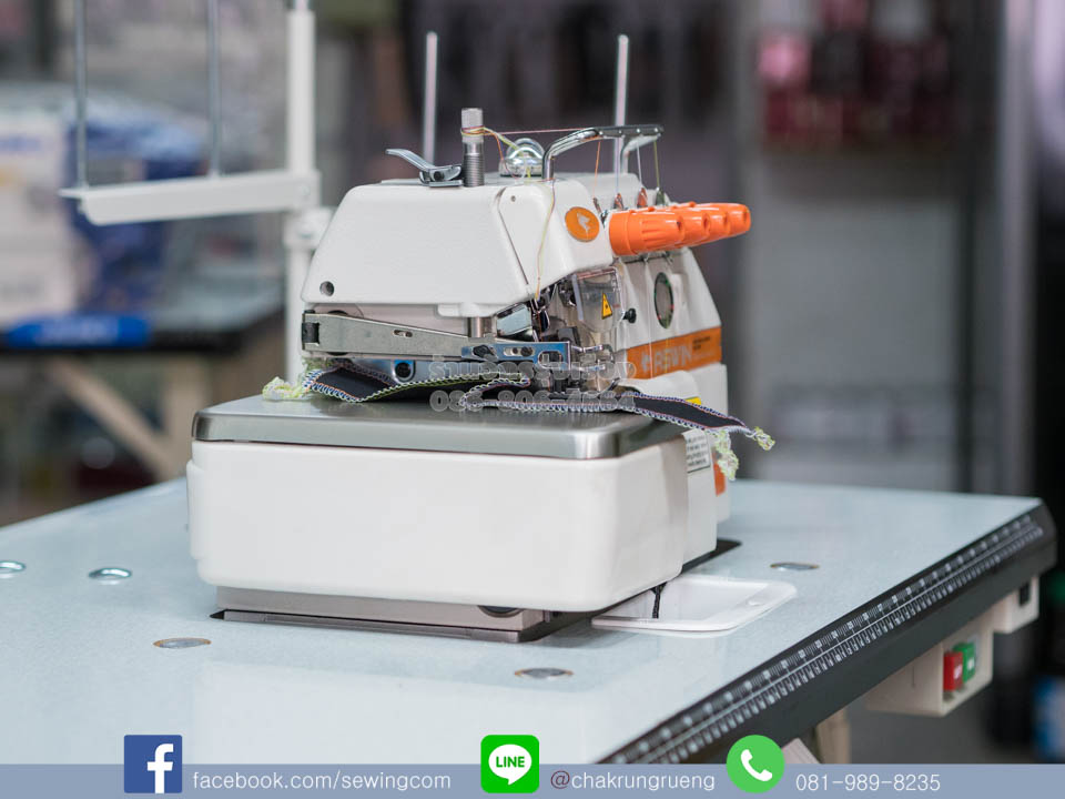 เหมาะเก็บริมผ้ายืด เช่น ด้านข้างเสื้อ หรือช่วงแขน ฯลฯ